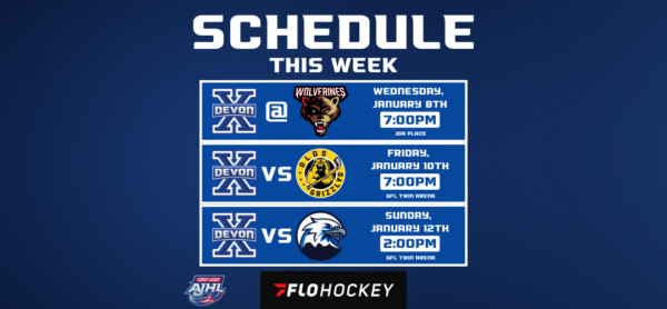 WEEK SCHEDULE JAN. 6