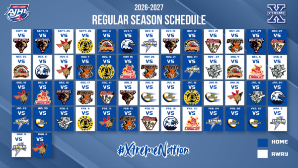 2026 – 2027 Regular Season Schedule
